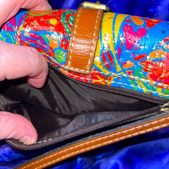 PATRICIA NASH colorful leather crossbody. EUC - Picture 8 of 17